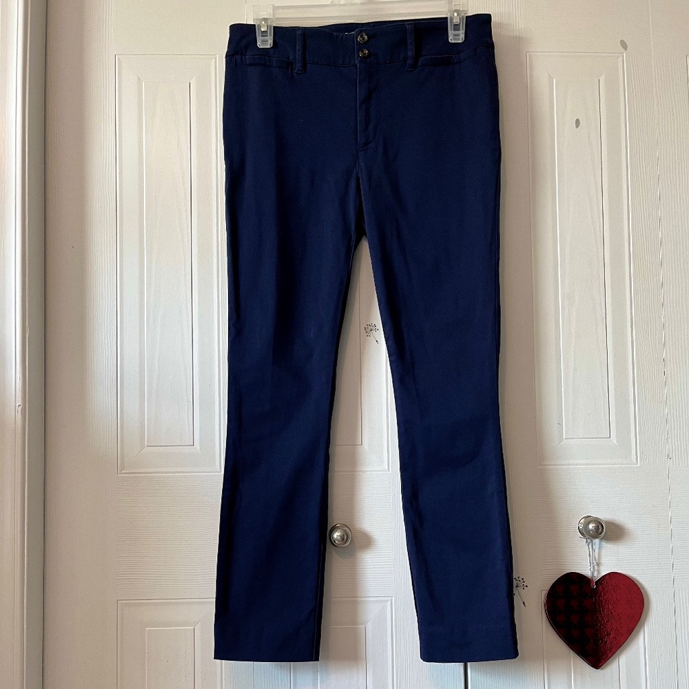 ANTHROPOLOGIE  navy blue pants sz.4